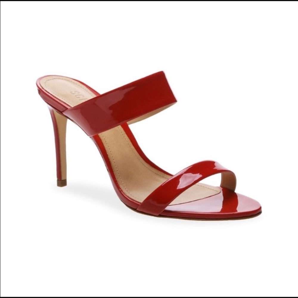 SCHUTZ Leia Red High Heels Size 7
